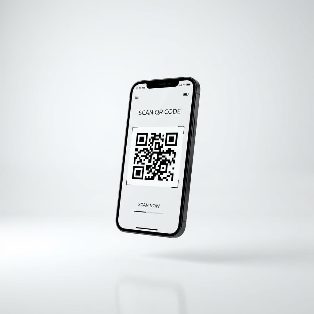 Premium QR Smart Card Mockup